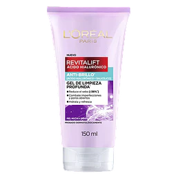 L´oreal Gel Limpieza Acido Hialuronico Anti Brillo 