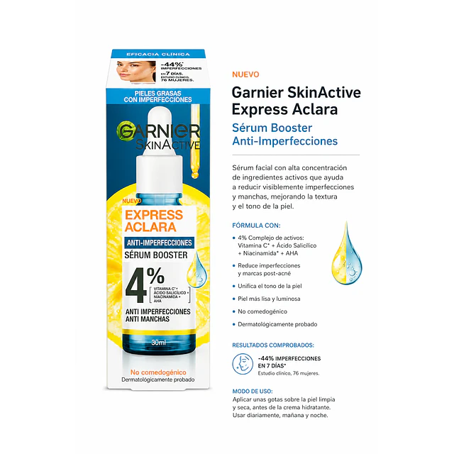 Garnier Expresa clara Serum Anti - Imperfecciones 30 ml 