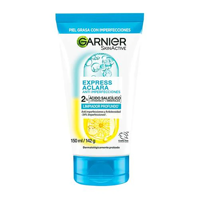 Garnier Limpiador profundo Express Clara 150 ml 