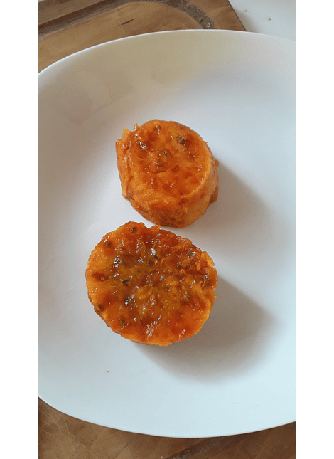 Paletas Tunas Naranja  comestible.