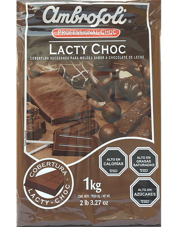 Chocolate Sucedáneo Leche Ambrosoli Lacty Choc para Moldeo 1 Kg.