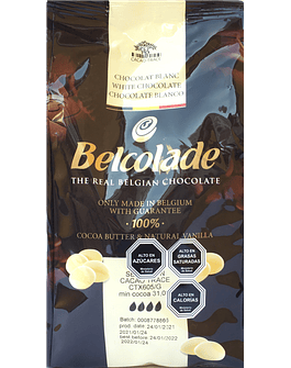 Chocolate Blanco Belcolade en Monedas 31% Cacao 1 Kg.