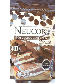 Chocolate Sucedáneo Semibitter Neucober para Bañar 1 Kg.