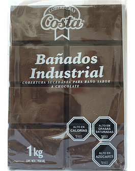 Chocolate Sucedáneo Costa Industrial para Baño 1 Kg.