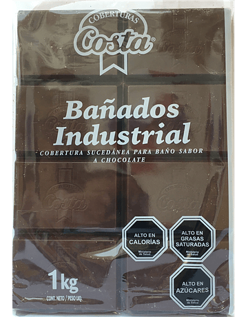 Chocolate Sucedáneo Costa Industrial para Baño 1 Kg.