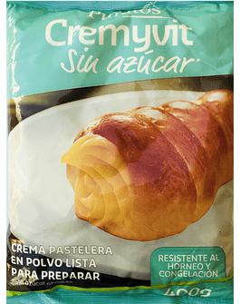 Crema Pastelera Sin Azúcar Puratos Cremyvit 400 Gr.