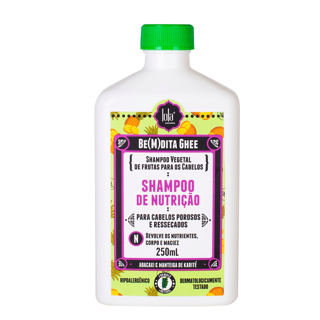 Shampoo Nutrición Abacaxi, Girassol e Manteiga de Cacau 