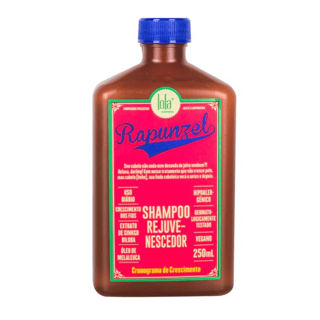Lola Cosmetics - Shampoo Rejuvenecedor Rapunzel 