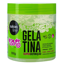Salon Line - Gel Verde Super Fijación con Aloe Vera, Aceite de Oliva y Pantenol
