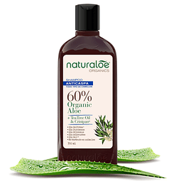 Naturaloe - Shampoo Anticaspa con Aloe & Aceite de Tea Tree