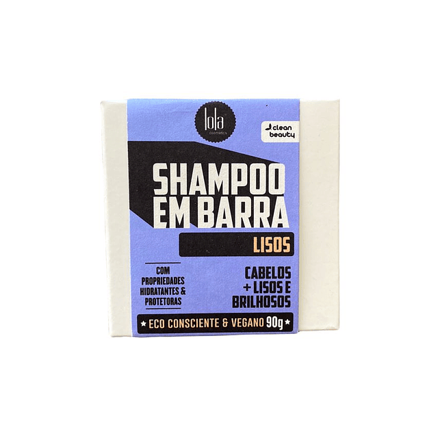 Lola Cosmetics - Shampoo en Barra para Cabello Liso