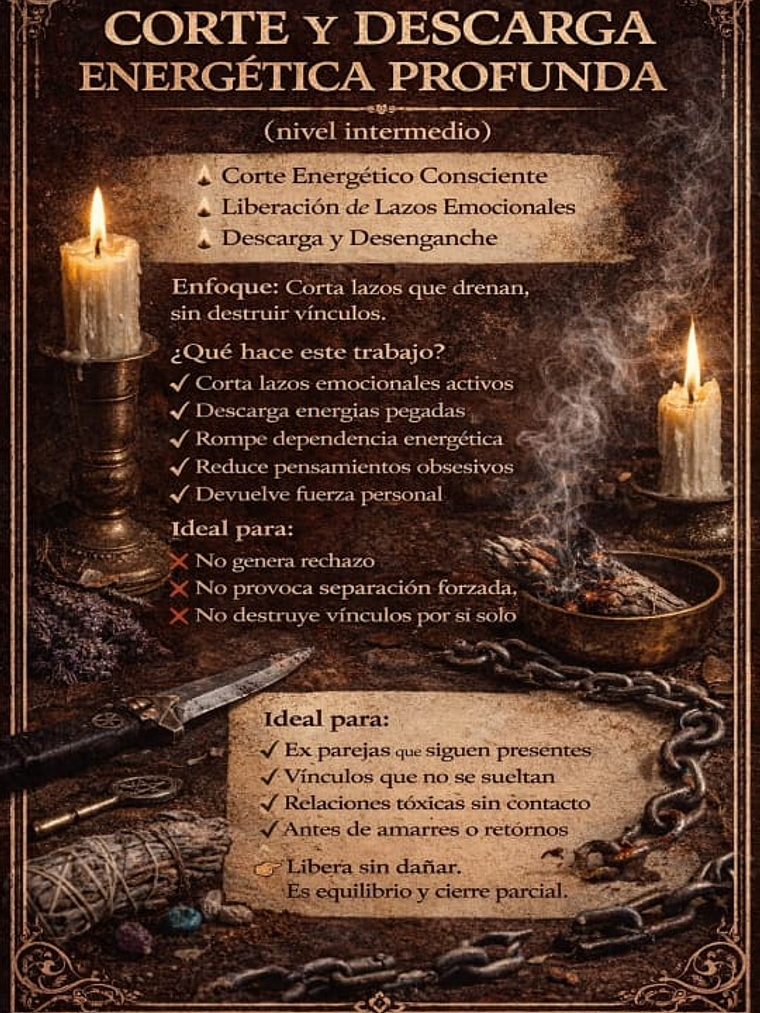 Corte y descarga energetica profunda 1