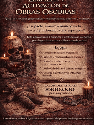 Limpieza y activacion de obras oscuras