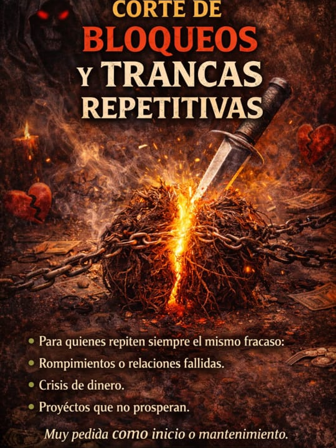 Corte de bloqueos y trancas repetitivas 1