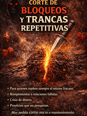 Corte de bloqueos y trancas repetitivas