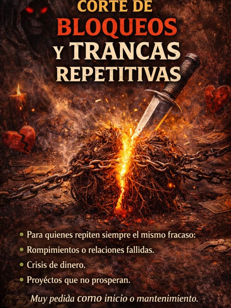 Corte de bloqueos y trancas repetitivas 1