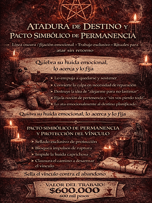 ATADURA Y PACTO DE PERMANENCIA