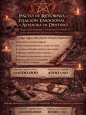 PACTO DE RETORNO Y FIJACION EMOCIONAL