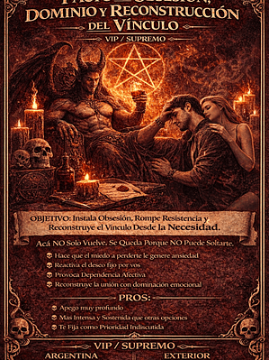 PACTO de OBSESIÓN, DOMINIO y reconstrucción del vinculo