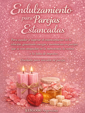ENDULZAMIENTO PARA PAREJAS ESTANCADAS