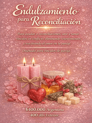 ENDULZAMIENTO PARA RECONCILIACIÓN 