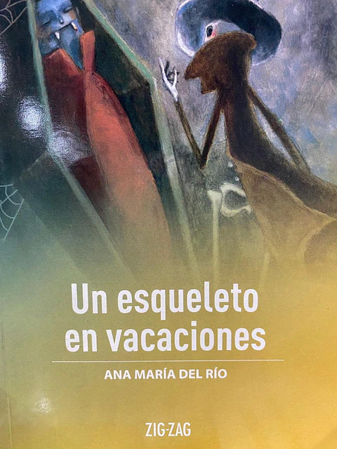 Un esqueleto en vacaciobes editorial zigzag