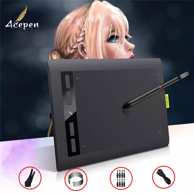 Tableta Digitalizadora  Ap1060 Black