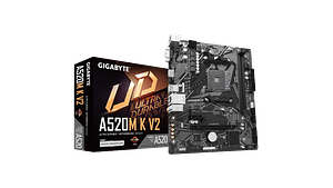 Placa Madre Gigabyte A520M K V2 | AM4 – DDR4 – M.2 – HDMI – Micro ATX