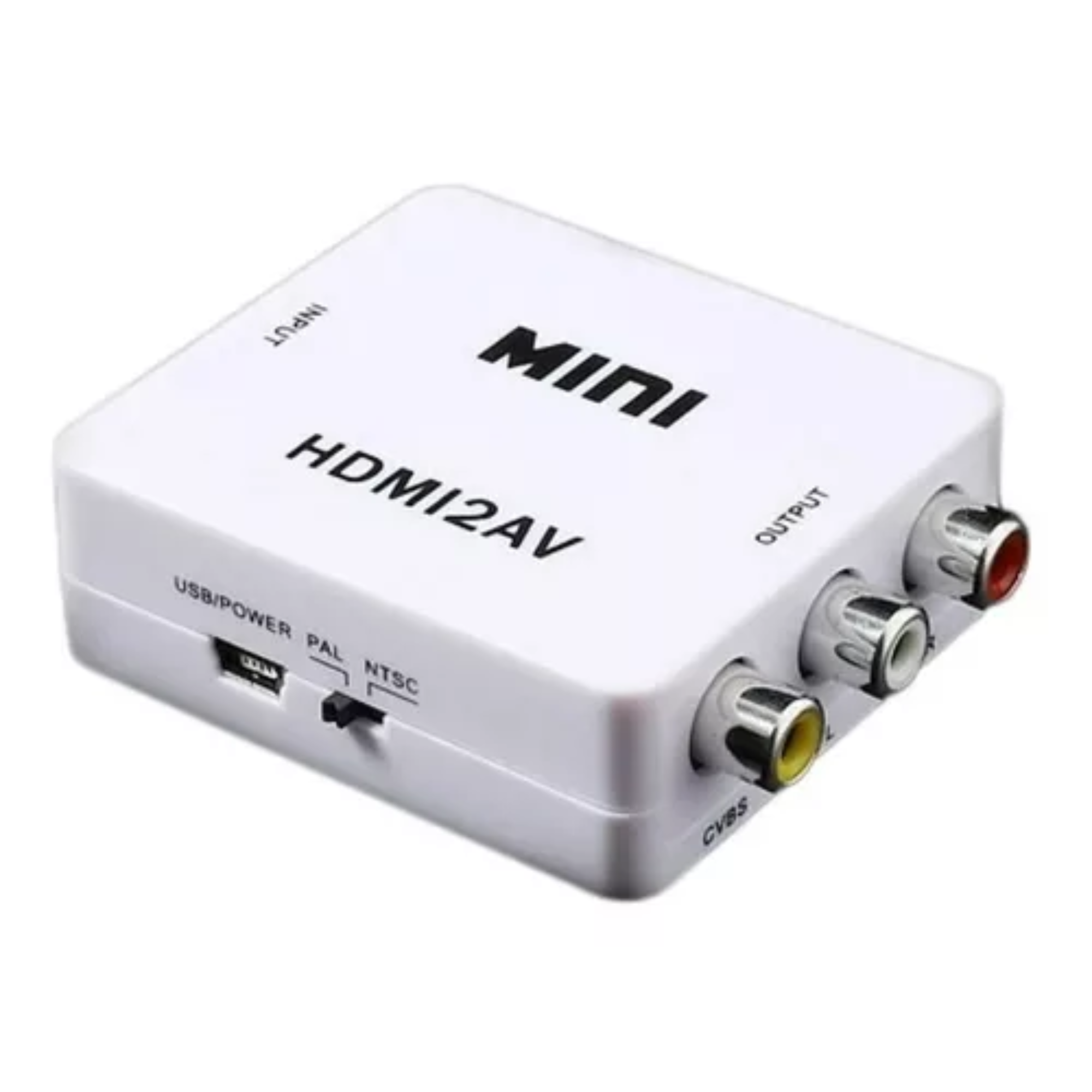 Adaptador Conversor AV RCA análogo A HDMI Digital