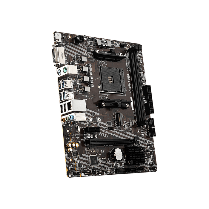 Placa Madre MSI A520M-A Pro, AM4 AMD A520, micro ATX 3