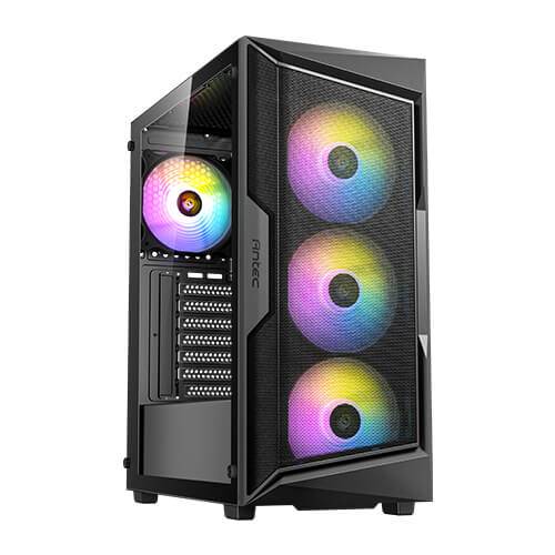 Gabinete Antec AX61 Elite ATX Negro | Vidrio Templado | 4 Ventiladores ARGB Incluidos