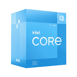 Procesador Intel Core i3-12100F, 3.30GHz, 12MB, LGA1700, 12th Gen 