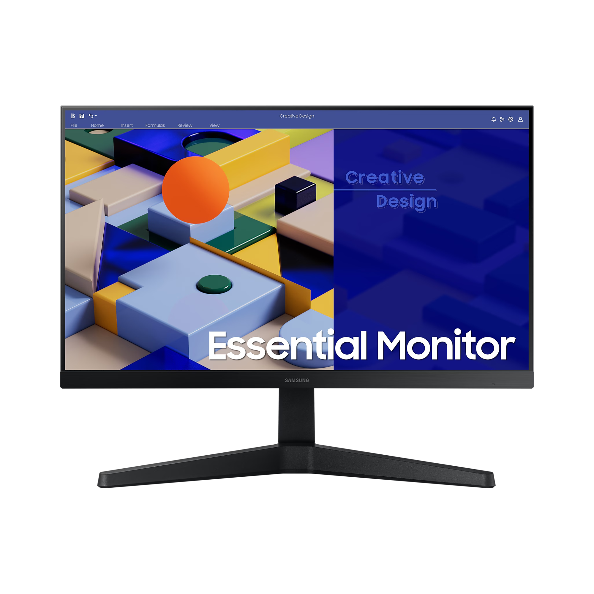 Monitor Samsung Essential S30GD 22" FHD 1920*1080 IPS VGA HDMI 100Hz 5 (GTG) - Nuevo
