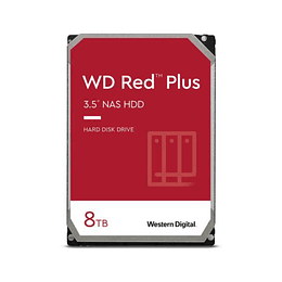 Disco Duro Western Digital Red Plus 8TB, 3.5"