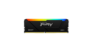 Memoria RAM DDR4 8GB 3600MT/s Kingston Fury Beast RGB, CL17, DIMM
