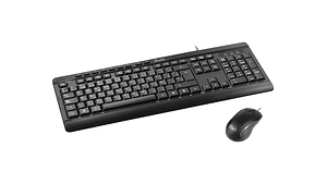 KlipX Combo teclado+mouse alambrico ESP USB