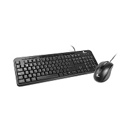 Xtech kit teclado mouse alambrico multimedia negro