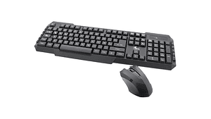 kit teclado mouse inalambrico negro xtk-309S