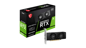 Tarjeta de Video MSI Nvidia GeForce RTX 3050 LP 6G OC