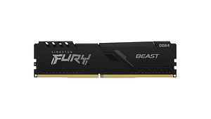 Memoria RAM DDR4 16GB 3600MT/s Kingston Fury Beast Black XMP, CL18, DIMM