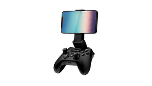 Control Inalámbrico HyperX Clutch Bluetooth para Android y PC – Negro con Clip para Celular