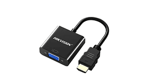 Adaptador HDMI a VGA 20 cm M/H Hikvision – Conecta Notebook o Consola a Monitor VGA