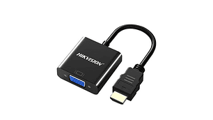 Adaptador HDMI a VGA 20 cm M/H Hikvision – Conecta Notebook o Consola a Monitor VGA