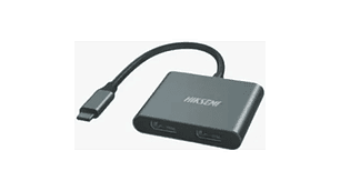 Adaptador USB-C a Doble HDMI 4K 20 cm HS-HUB-CTO2H – Salida Dual para Notebook o MacBook**
