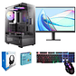 PC Gamer Ryzen 3 5300G + Monitor 22” + Teclado , Mouse Gamer, Audifonos - Miniatura 1