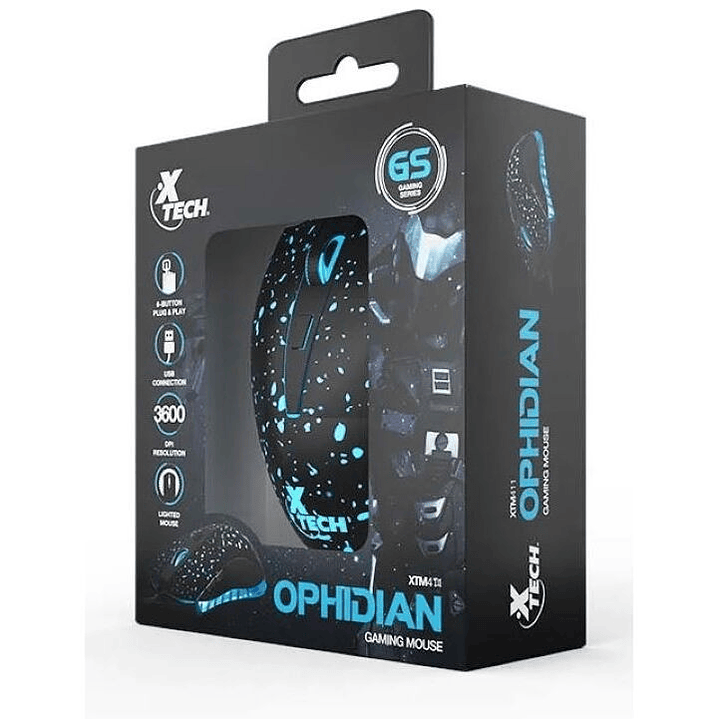 Mouse Gamer Xtech 3600 DPI USB – Mouse Gaming Económico de 6 Botones 4