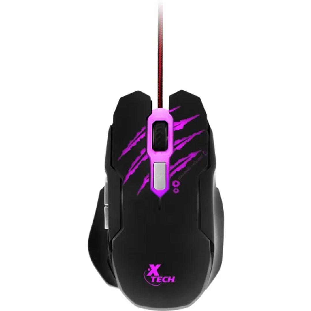 Mouse Gamer Xtech XTM-610 3200 DPI USB – Mouse Gaming Iluminado 6 Botones 1