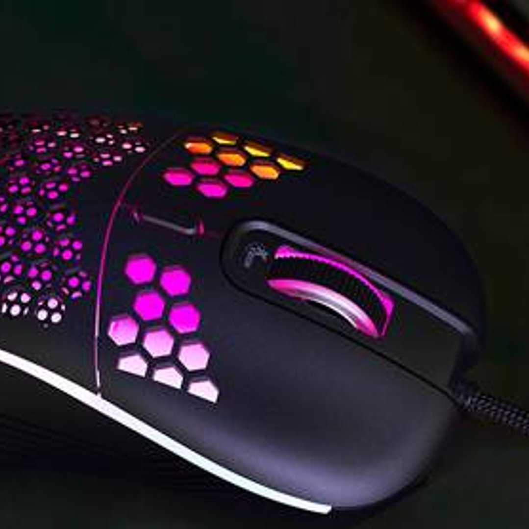 Mouse Gamer Xtech XTM-620 Honeycomb 7200 DPI USB – Liviano y Preciso 4