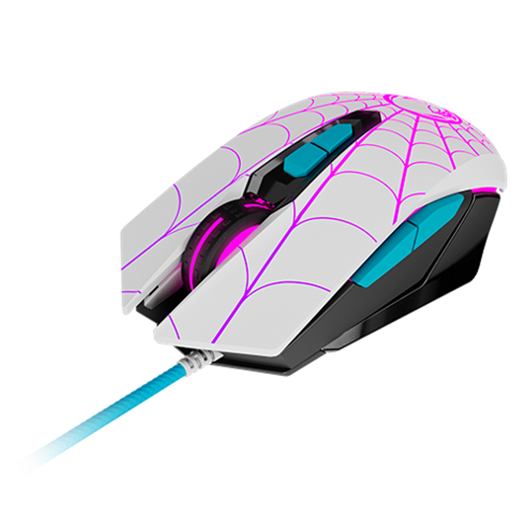Mouse Gamer Marvel Spider-Gwen 2400 DPI USB – Xtech Gaming Edition 3