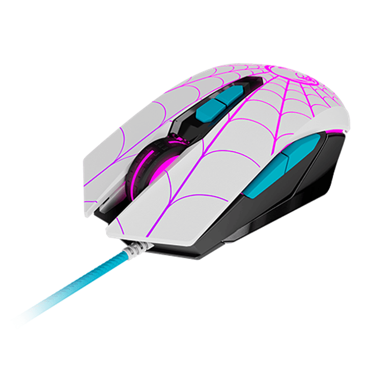 Mouse Gamer Marvel Spider-Gwen 2400 DPI USB – Xtech Gaming Edition 3